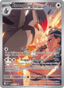 carte pokemon étouraptor d'okuba 249/217