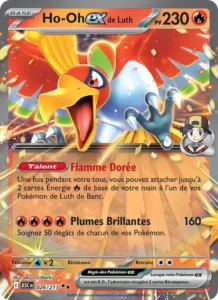 carte pokemon ho-oh-ex de luth 026/217