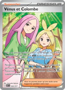 carte pokemon vénus et colombe 254/217