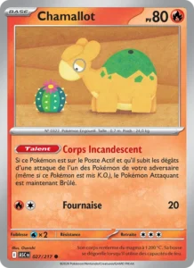 carte pokemon chamallot 027/217