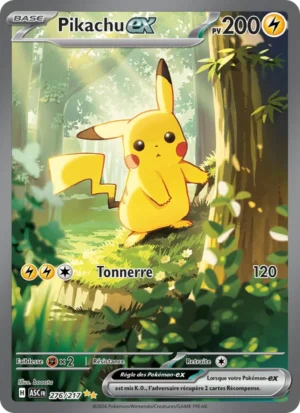 carte pokemon pikachu-ex 276/217