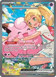 carte pokemon mélofée-ex de lilie 280/217