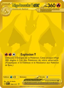carte pokemon méga-dracaufeu y-ex 294/217