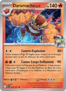 carte pokemon darumacho de n 033/217