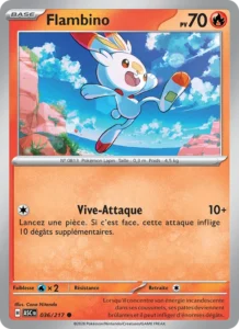 carte pokemon flambino 036/217
