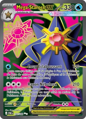 carte pokemon méga-staross-ex 102/88