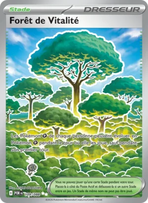 carte pokemon forêt de vitalité 109/88