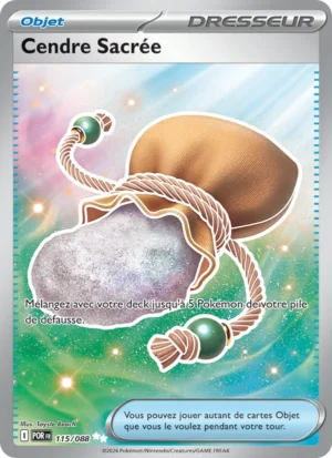 carte pokemon cendre sacrée 115/88