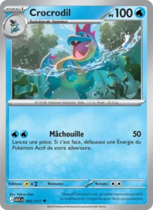 carte pokemon crocrodil 042/217