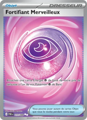 carte pokemon fortifiant merveilleux 117/88