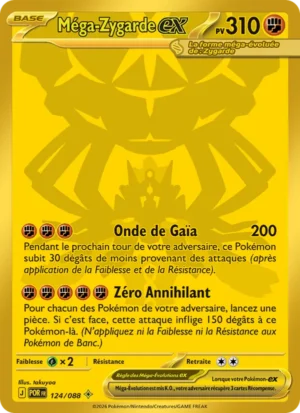 carte pokemon méga-zygarde-ex 124/88