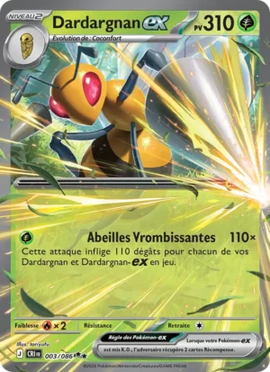 carte pokemon dardargnan-ex 003/86