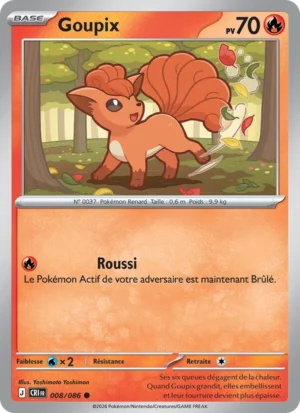 carte pokemon goupix 008/86