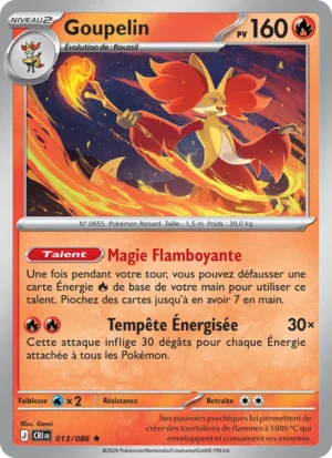 carte pokemon goupelin 013/86