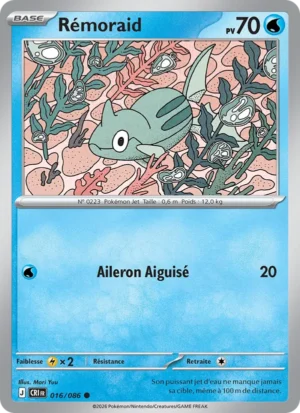 carte pokemon rémoraid 016/86