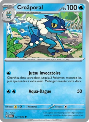 carte pokemon croâporal 021/86