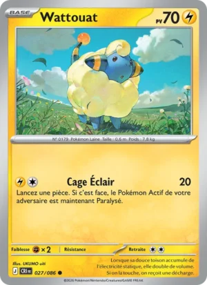 carte pokemon wattouat 027/86