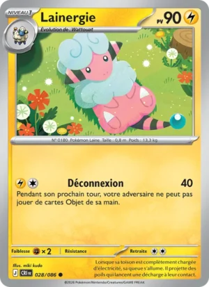 carte pokemon lainergie 028/86