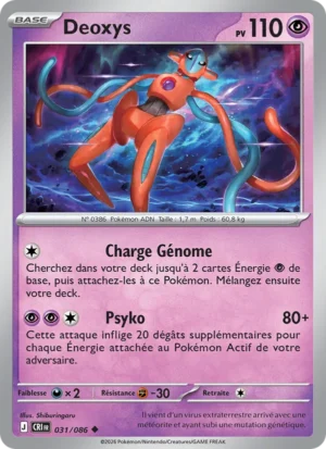 carte pokemon deoxys 031/86