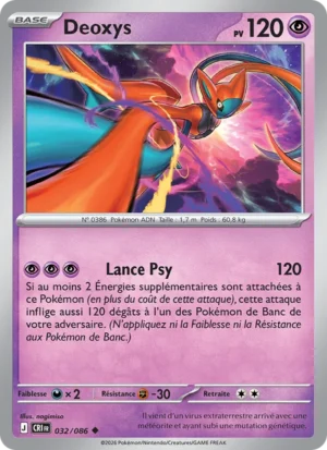 carte pokemon deoxys 032/86