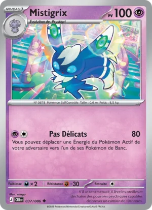 carte pokemon mistigrix 037/86