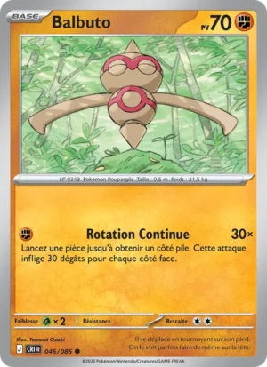 carte pokemon balbuto 046/86