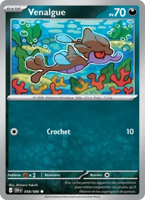carte pokemon venalgue 058/86