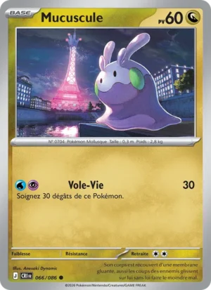 carte pokemon mucuscule 066/86