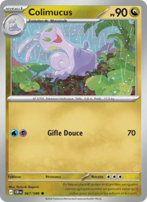 carte pokemon colimucus 067/86