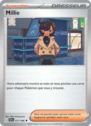 carte pokemon millie 077/86