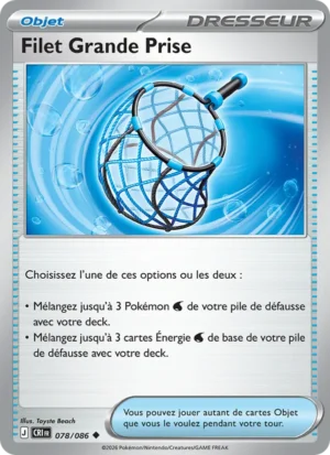 carte pokemon filet grande prise 078/86