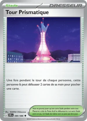 carte pokemon tour prismatique 080/86