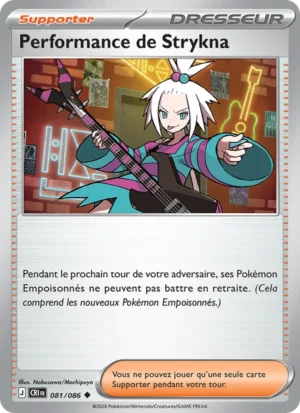 carte pokemon performance de strykna 081/86