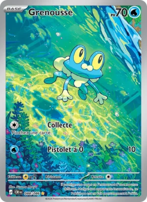 carte pokemon grenousse 088/86