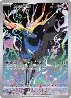 carte pokemon xerneas 091/86