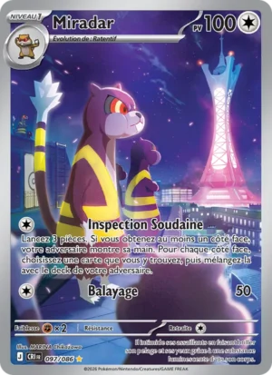 carte pokemon miradar 097/86
