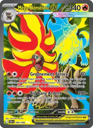carte pokemon méga-némélios-ex 099/86
