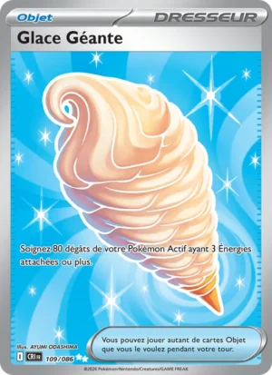 carte pokemon glace géante 109/86