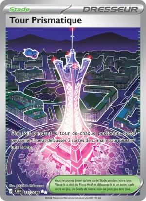 carte pokemon tour prismatique 111/86