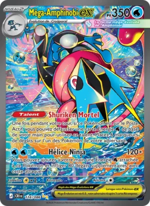 carte pokemon méga-amphinobi-ex 116/86