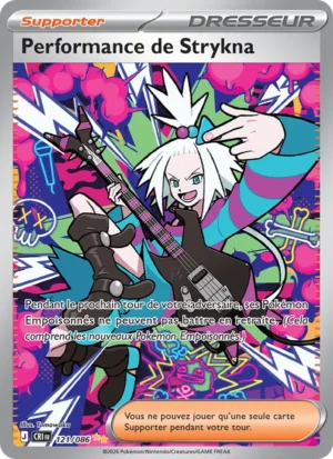 carte pokemon performance de strykna 121/86