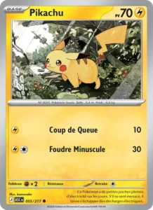 carte pokemon pikachu 055/217