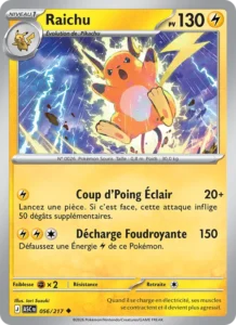 carte pokemon raichu 056/217