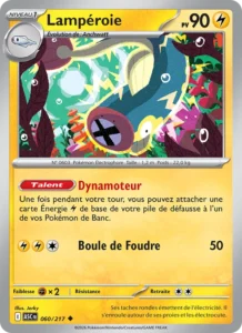 carte pokemon lampéroie 060/217