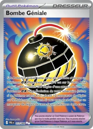 carte pokemon bombe géniale 113/84