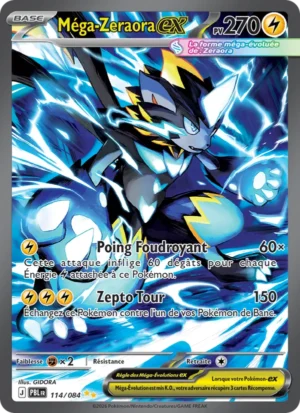 carte pokemon méga-zeraora-ex 114/84