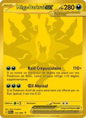 carte pokemon méga-darkrai-ex 120/84
