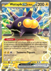carte pokemon wattapik-ex de nabil 068/217