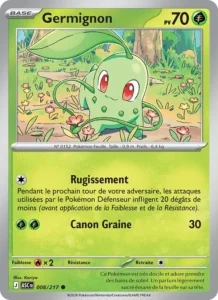 carte pokemon germignon 008/217