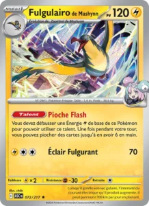 carte pokemon fulgulairo de mashynn 072/217